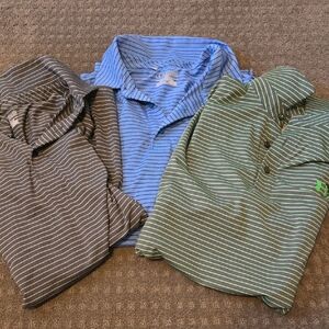 Under Armour Men's Polo Trio - Blue, Green, Gray